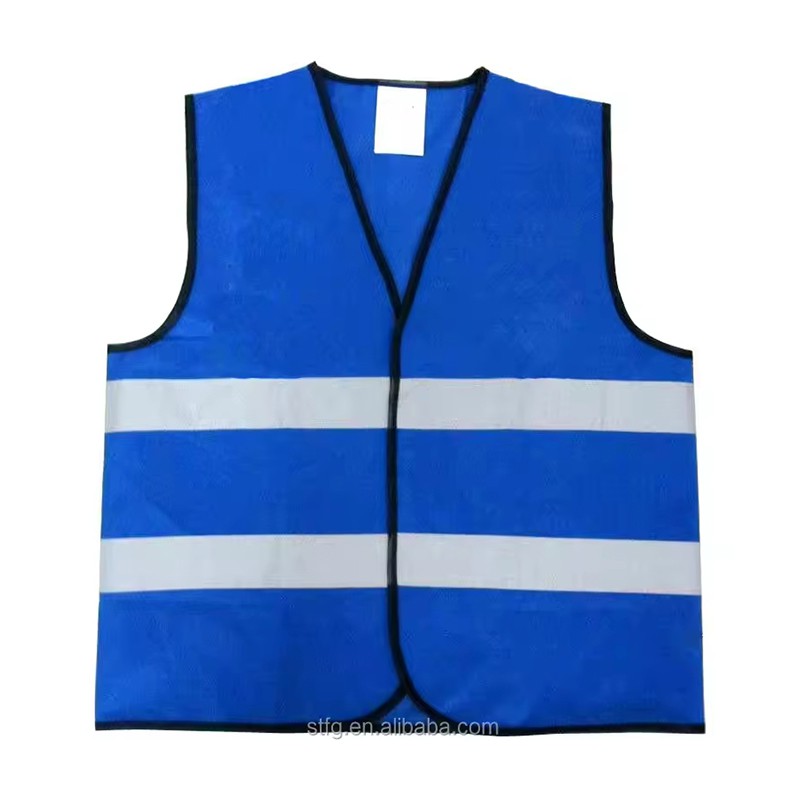 Blue Fluorescent Safety Vest